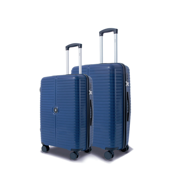 The Miami Luggage Set of 2 - Cosmic Blue