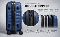 Anti-Puncture Double Zippers
