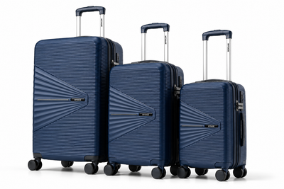 The Oxford Luggage Set of 3 - Cosmic Blue