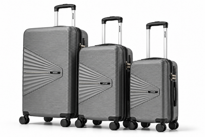 The Oxford Luggage Set of 3 - Charcoal Grey