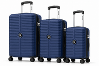 MYKASE Miami Series 3-piece trolley bag set in Cosmic Blue