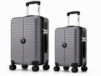 MYKASE Miami Series 2-piece trolley bag set in Charcoal Grey