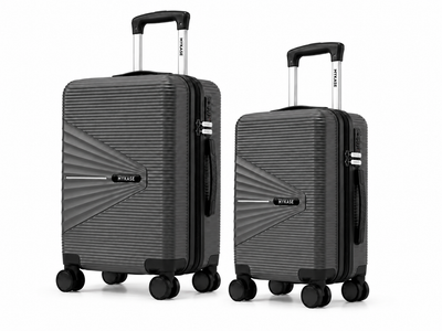 The Oxford Luggage Set of 2 - Ivory Black