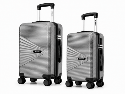 The Oxford Luggage Set of 2 - Charcoal Grey
