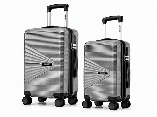 MYKASE Oxford Series 2-piece trolley bag set in Charcoal Grey