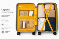 MYKASE Oxford Set of 3 interior lining and compartments — Charcoal Grey