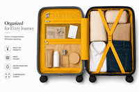 MYKASE trolley bag detail — Charcoal Grey