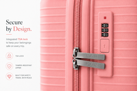 MYKASE trolley bag detail — Salmon Pink