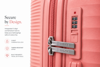 MYKASE trolley bag detail — Salmon Pink