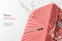 MYKASE trolley bag detail — Salmon Pink