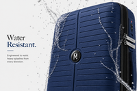 MYKASE trolley bag detail — Cosmic Blue